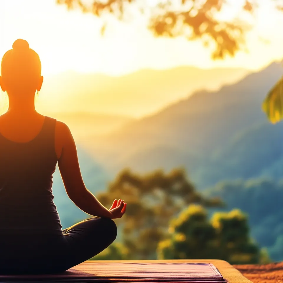 Grupo em prática de técnicas de equilíbrio emocional